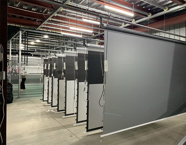 conference room projection screen