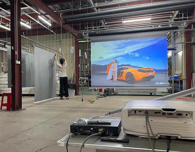 fixed-frame projection screens warehouse