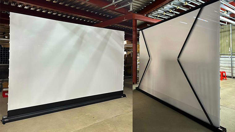  ZSMSCR large-format projection screen installation in Guinea