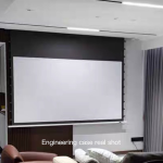 Aluminum Alloy Fully Enclosed Electric Projection Screen RX Series