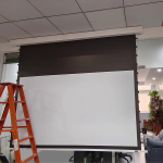 Aluminum Alloy Fully Enclosed Electric Projection Screen RX Series