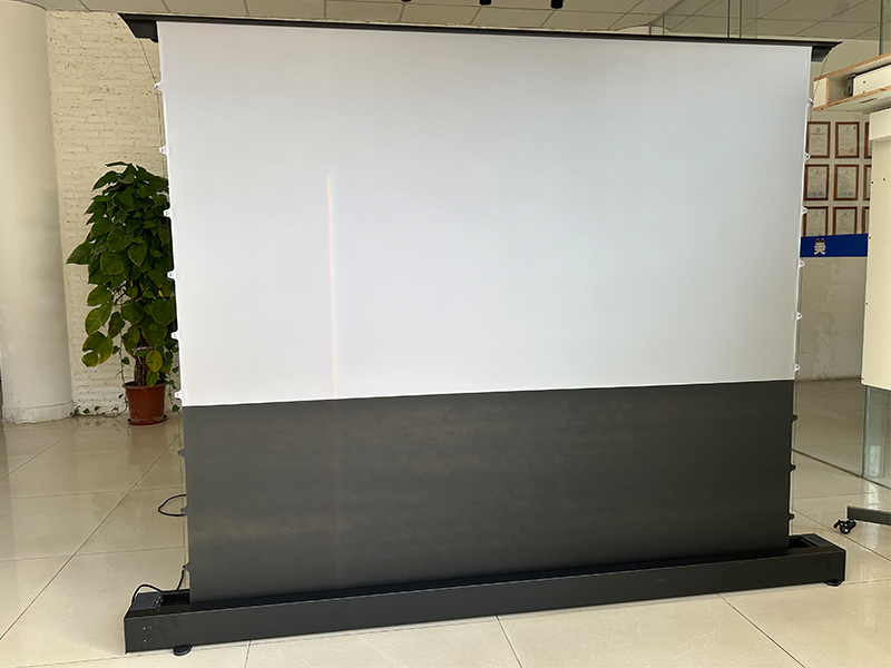 Electric Floor Rising Projection Screen VX Series插图