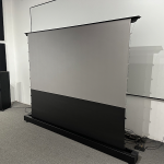 Electric Floor Rising Projection Screen VX Series