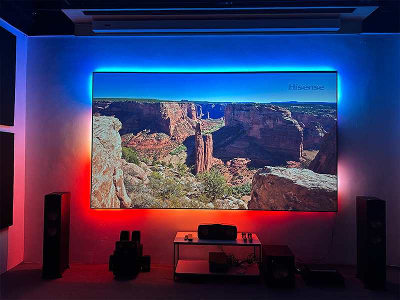 Smart light strip picture frame curtain with light following shadow movement插图2
