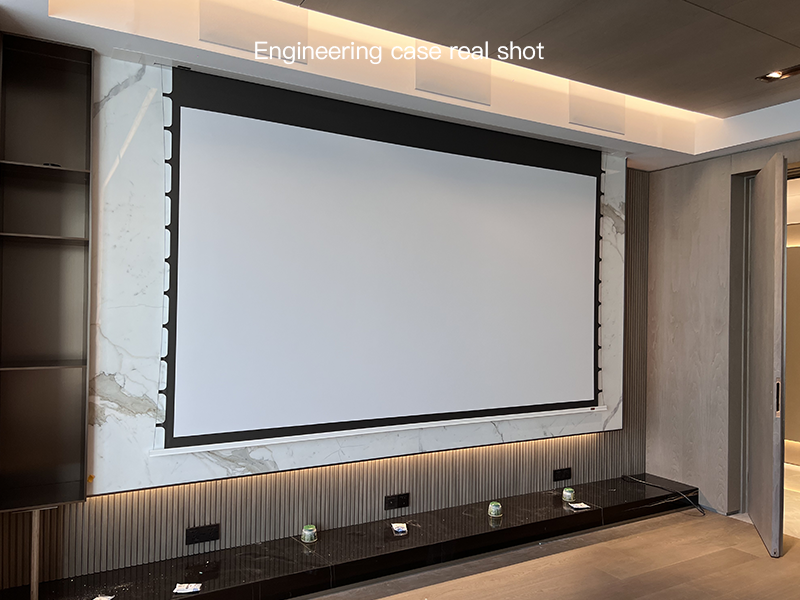 Why Long-Throw Anti-Lark Projection Screens Are Favored in Living Room Setups