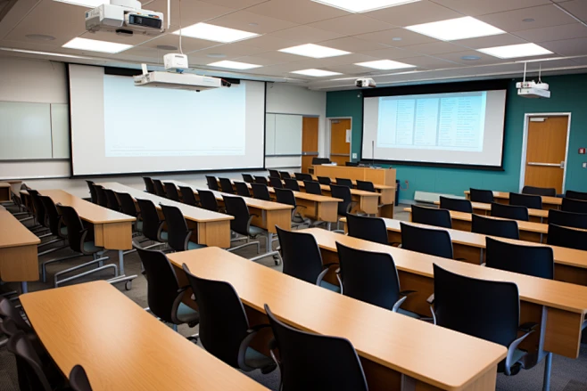 Why Durable & High-Contrast Projection Screens Are Essential for Interactive Classrooms1