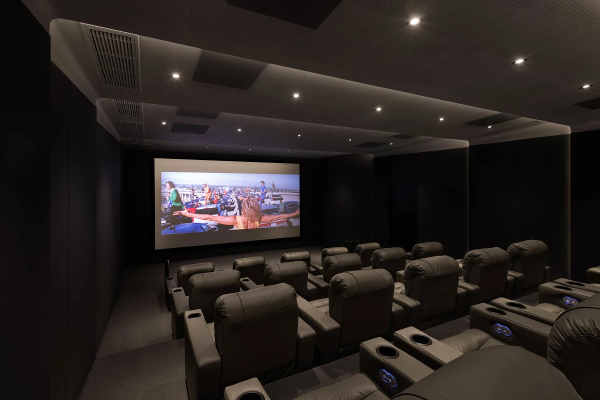 Fixed Frame Acoustic Transparent Screens: Speaker Placement & Distance Requirements